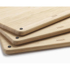 Joseph Joseph Folio Steel Bamboo 3 Piece Chopping Board Set - 60229 image 4