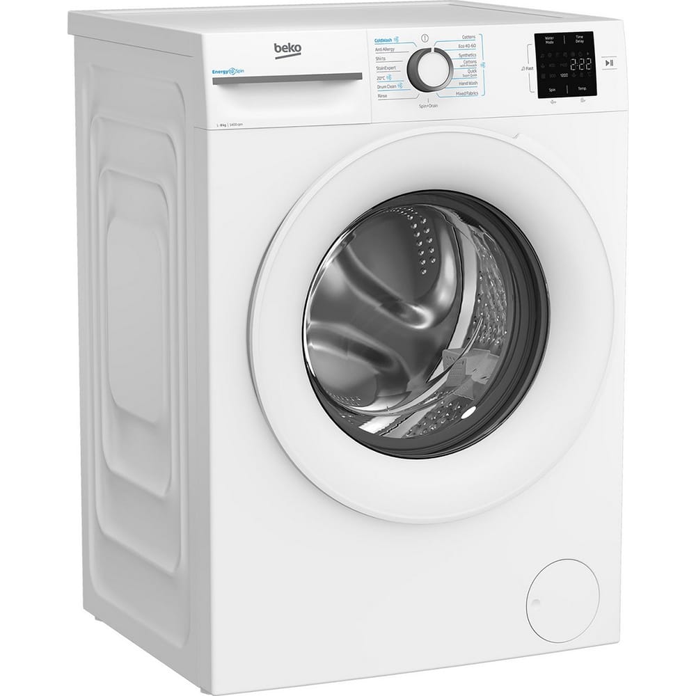 Beko BMN3WT3841W 8kg, 1400 Spin, Freestanding Washing Machine with Quick Wash, White image 8