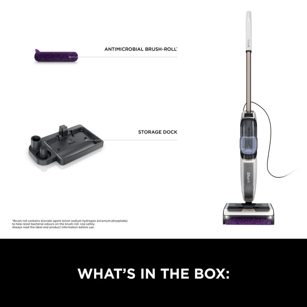 Shark SteamPickUp Hard Floor Cleaner in White - SD200UK image 9