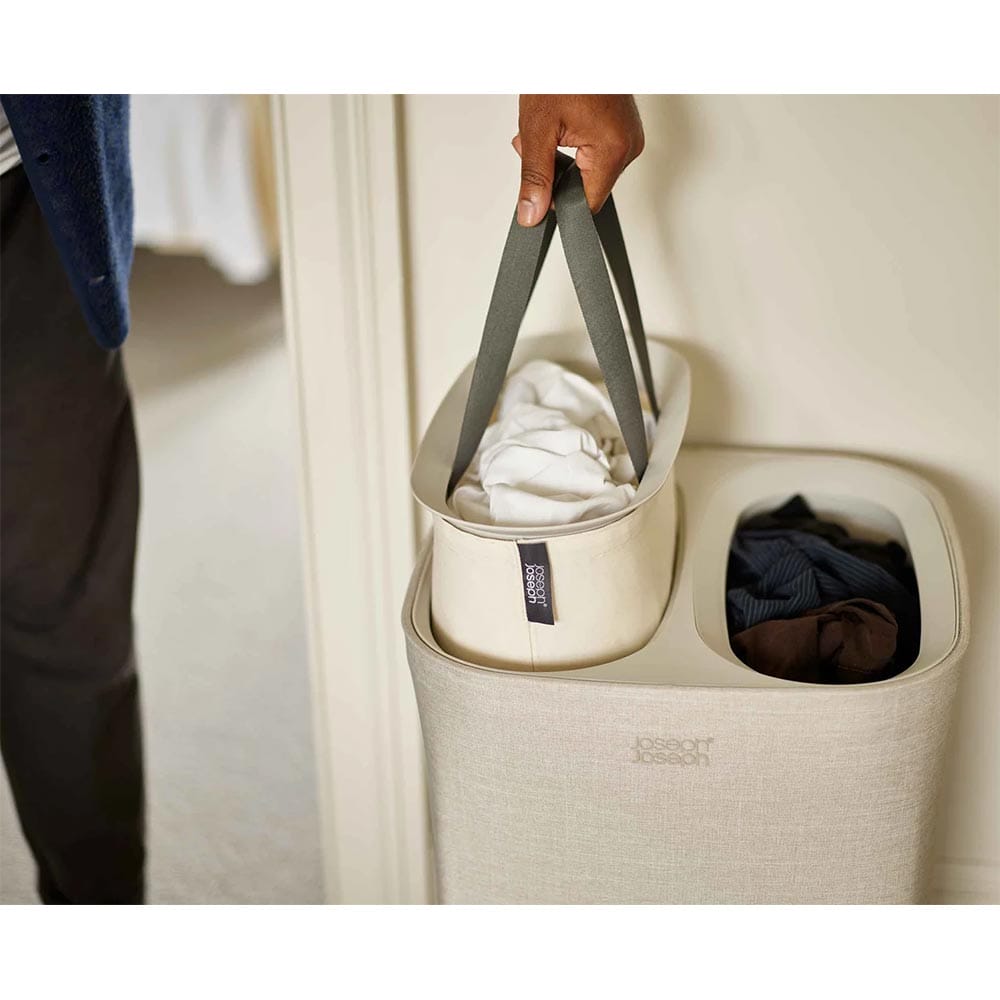 Joseph Joseph Tota 60 Litre Laundry Basket in Ecru - 50019 image 5