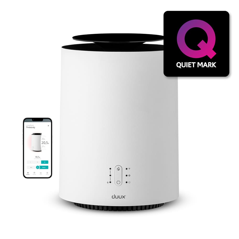 Duux Threesixty 2 Smart Fan + Heater in White - DXCH08UK image 0