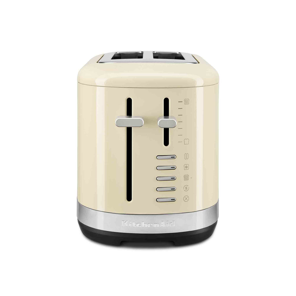 KitchenAid Manual Control 2 Slot Toaster in Almond Cream 5KMT2109BAC image 2