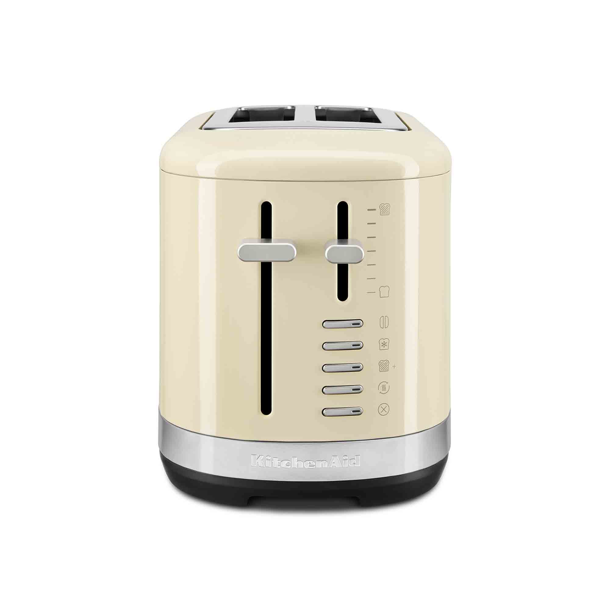 KitchenAid Manual Control 2 Slot Toaster in Almond Cream 5KMT2109BAC image 2