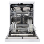 Schönhaus DWSF0115FSBW 15 Place Setting Freestanding Dishwasher, 60cm Wide, White image 4