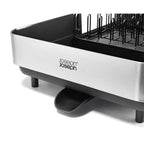 Joseph Joseph Extend™ Steel Plus Expandable Dish Drainer with Wine Glass Rack - Black (6500040)