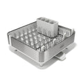 Joseph Joseph Extend™ Steel Plus Expandable Dish Drainer with Wine Glass Rack - Stone (6500041)