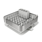Joseph Joseph Extend™ Steel Plus Expandable Dish Drainer with Wine Glass Rack - Stone (6500041)