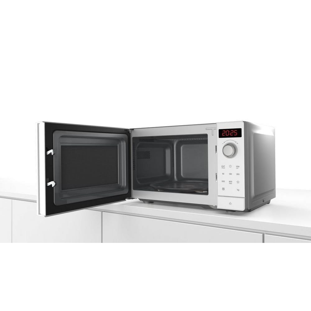 Bosch 800W 20 Litre Single Microwave in White - FFL023MW0B image 1
