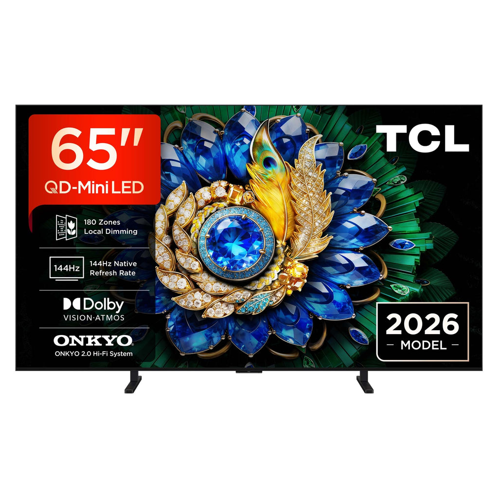TCL 65A400M-UK 65 Inch, Ultra HD QD Mini LED Television, Google TV, Freeview HD