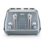 Delonghi Icona Metallics 4 Slice Toaster in Blue - CTOT4003AZ image 0