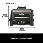 Ninja Woodfire Pro XL Electric BBQ Grill & Smoker OG850UK image 2
