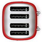 Smeg TSF03RDUK Retro Style 4 Slice Toaster Red image 2