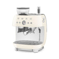 Smeg Espresso Coffee Machine with Grinder in Cream EGF03CRUK image 0