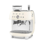 Smeg Espresso Coffee Machine with Grinder in Cream EGF03CRUK image 0
