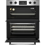 Beko CTFY22309X Built Under Double Electric Oven, 72cm High, Main Oven Fan, Top Conventional Oven and Grill, Stainless Steel image 5