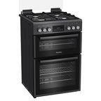 Blomberg GGRN655N 60cm Freestanding Gas Double Oven and Gas Grill Gas Cooker with Gas Hob, Graphite image 1