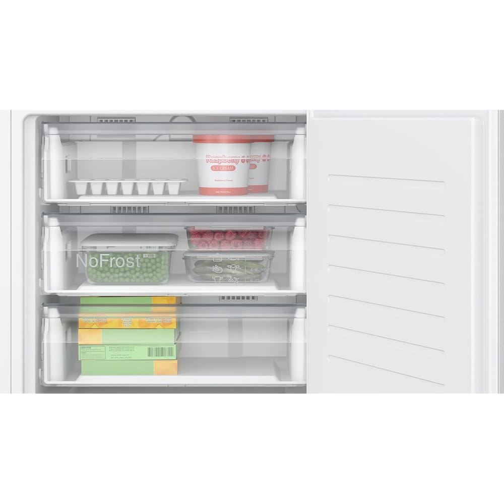 Bosch GUN21VFE0G Undercounter Integrated Fixed Hinge Freezer, 85 Litres, NoFrost, 60cm Wide image 8