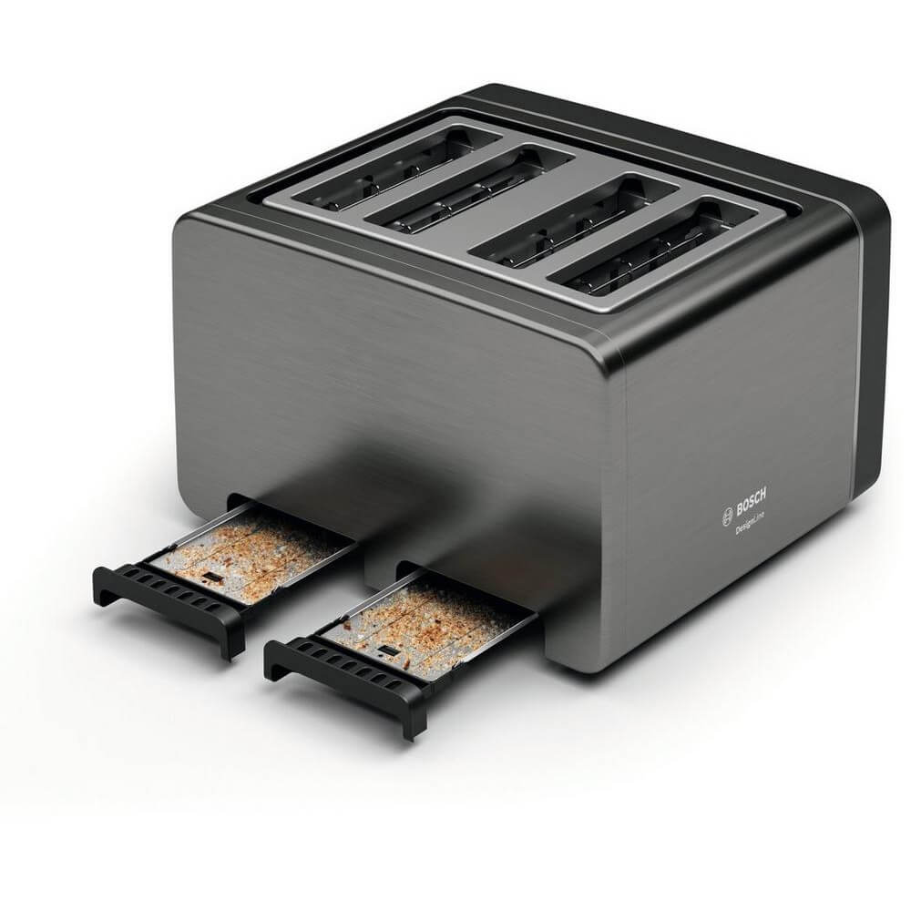 Bosch DesignLine 4 Slice Toaster in Graphite - TAT5P445GB image 4