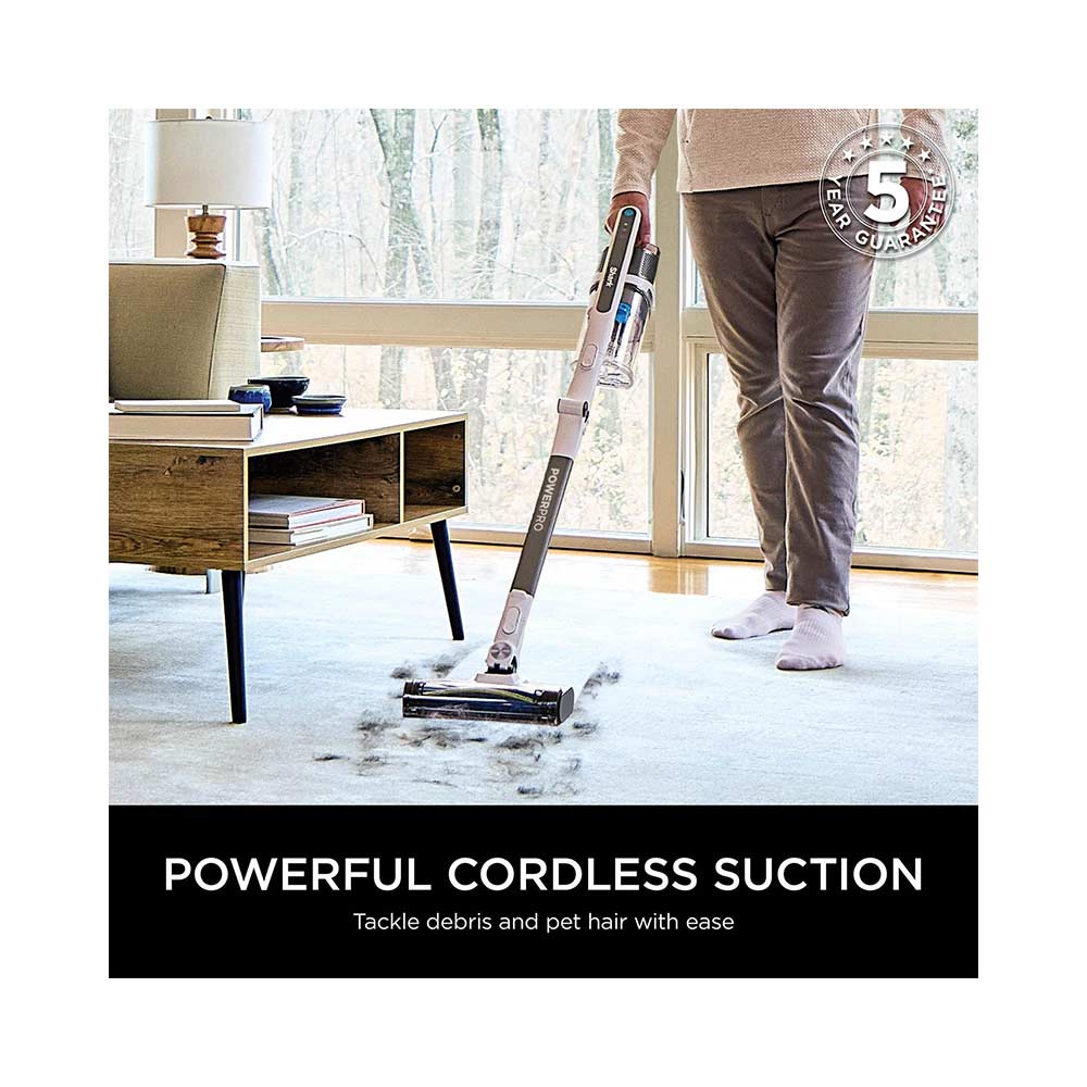 Shark PowerPro Pet Cordless Stick Vacuum Cleaner with 50 Minutes Run Time in Java Metallic - IZ380UKT image 1