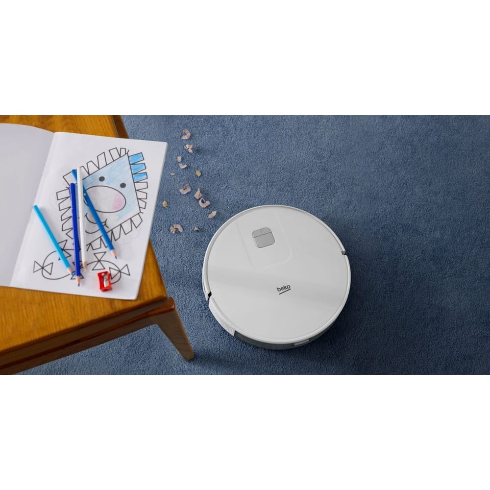 Beko Robot Vacuum Cleaner with 150 Minutes Run Time in White - VRR60314VW image 2
