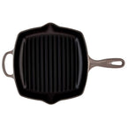 Flint cast iron grillit pan with handles on a white background