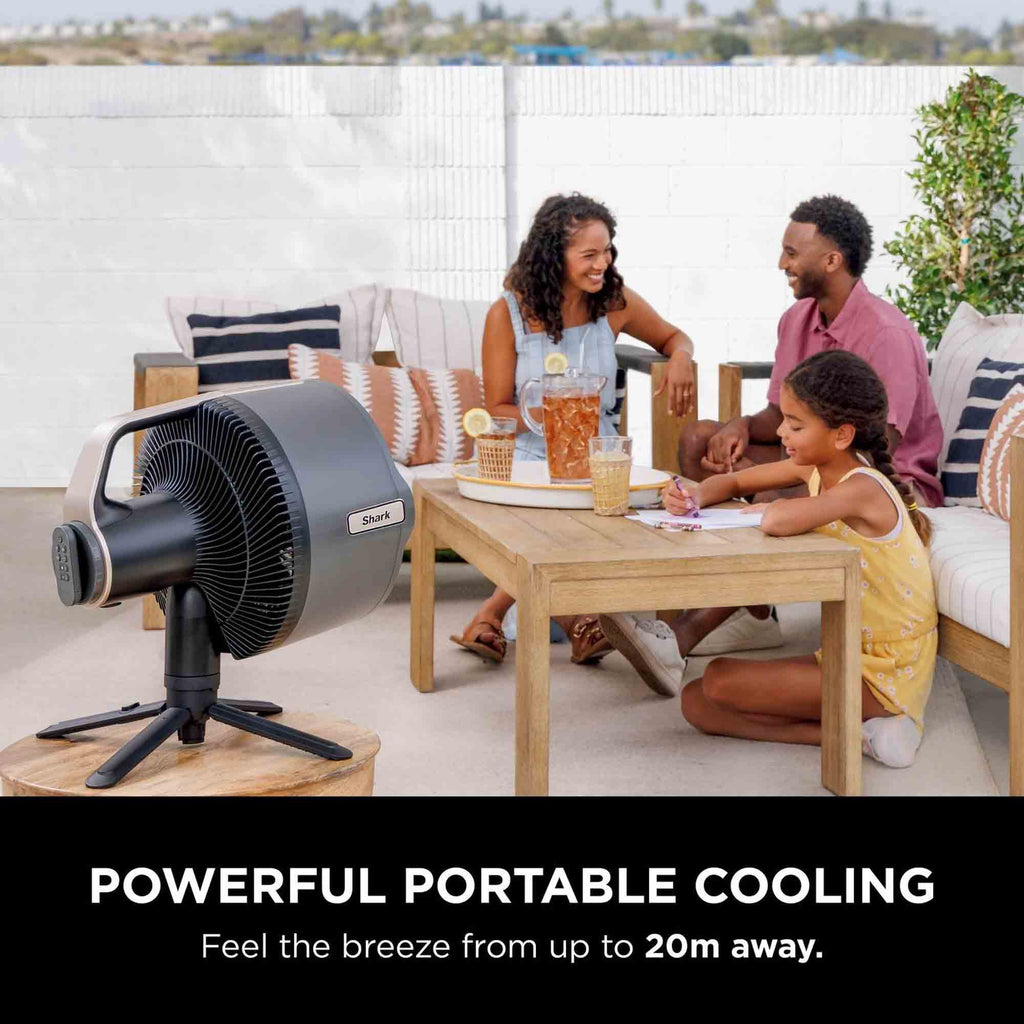 Shark FlexBreeze Pro Mist Indoor & Outdoor Misting System in Dark Grey, Charcoal - FA300UK image 1
