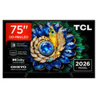 TCL 75A400M-UK 75 Inch, Ultra HD QD Mini LED Television, Google TV, Freeview HD