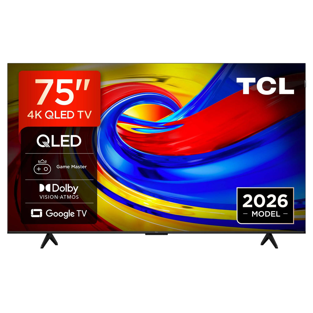 TCL 75P7L-UK Inch, Ultra HD QLED Television, Google TV, Freeview HD