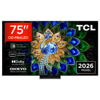 TCL 75A400U-UK 75 Inch, Ultra HD QD Mini LED Television, Google TV, Freeview HD
