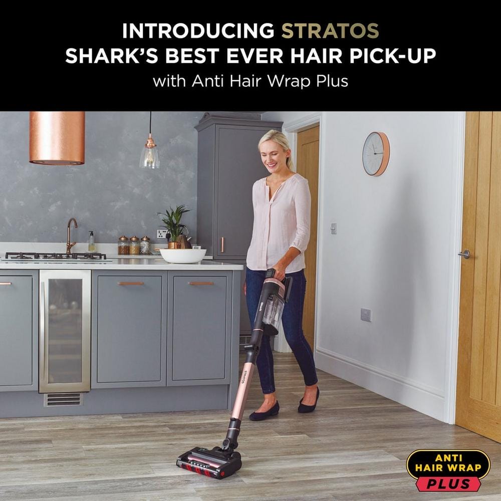 Shark Stratos Cordless Stick Vacuum Cleaner - 60 Minutes Run Time - Gold IZ400UK image 1