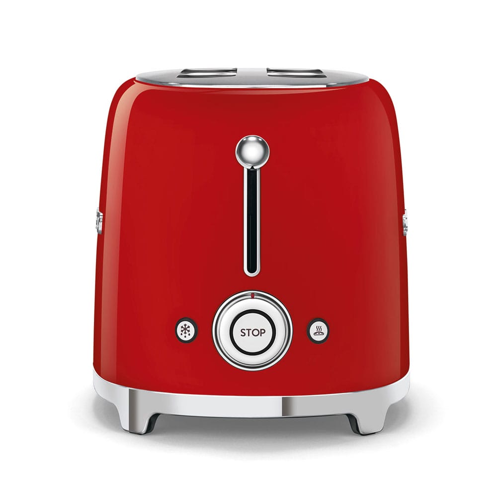 Smeg TSF01RDUK Retro Style 2 Slice Toaster Red image 2