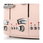 Delonghi Argento Flora 4 Slice Toaster in Pink CT04PK image 1