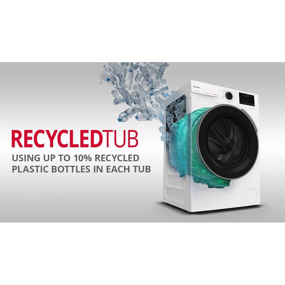 Blomberg LWA29461W 9kg, 1400 Spin, Freestanding Washing Machine with Quick Wash, White image 2