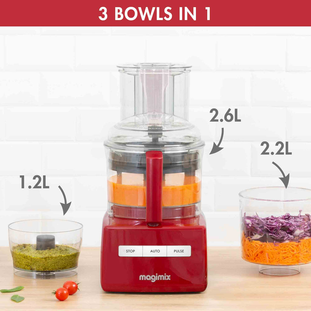 Magimix 3200XL Food Processor in Red - 18374 image 3