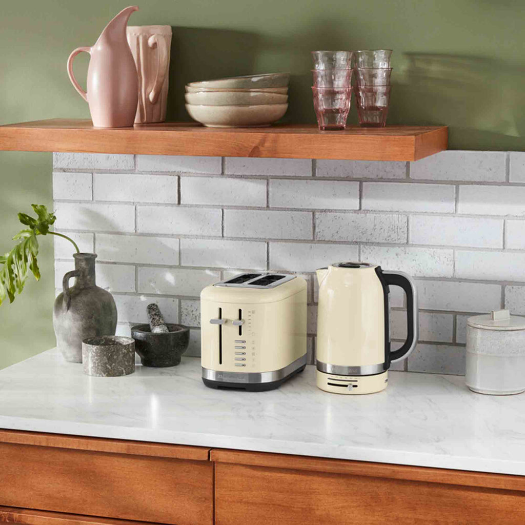 KitchenAid Manual Control 2 Slot Toaster in Almond Cream 5KMT2109BAC image 4