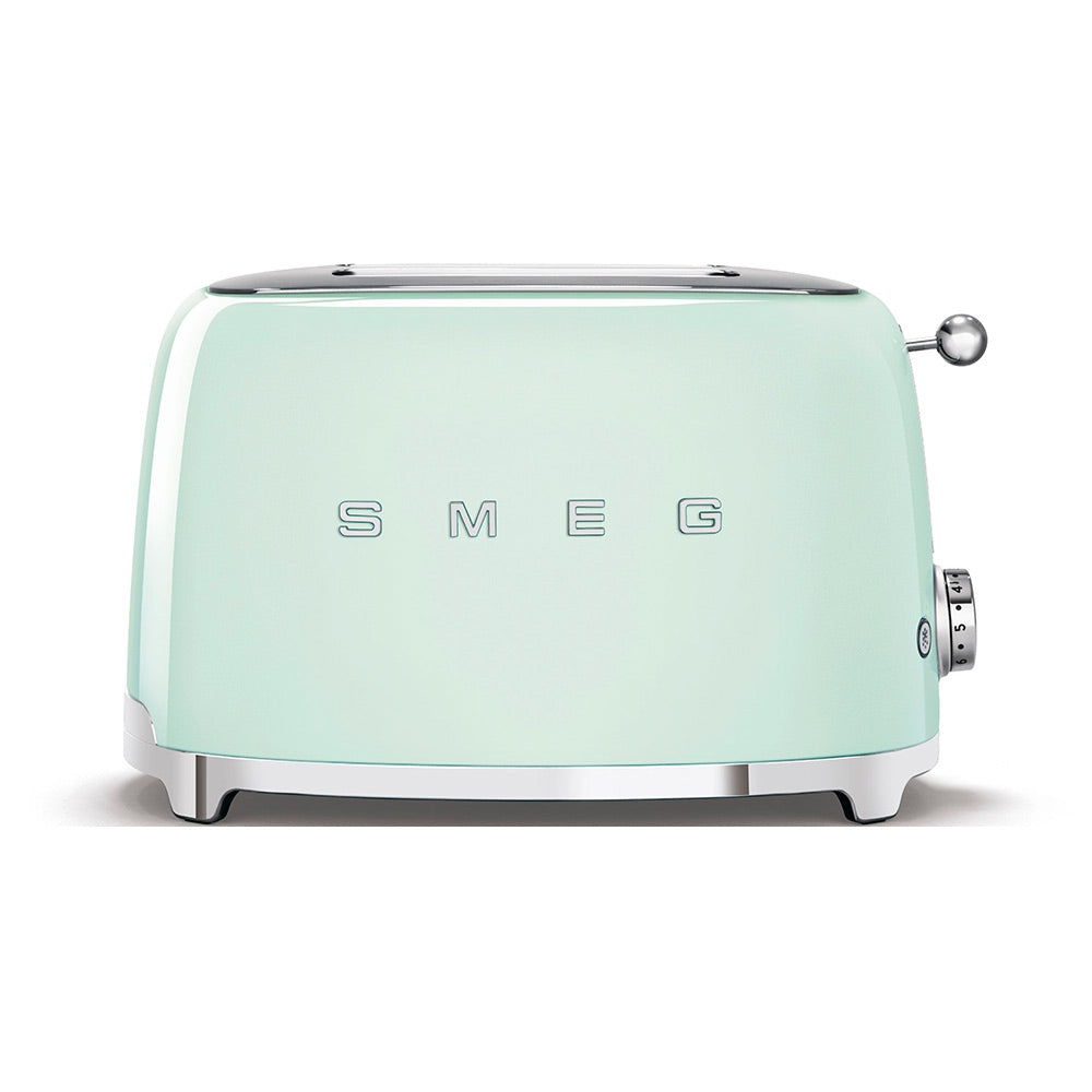 Smeg TSF01PGUK Retro Style 2 Slice Toaster Pastel Green image 1