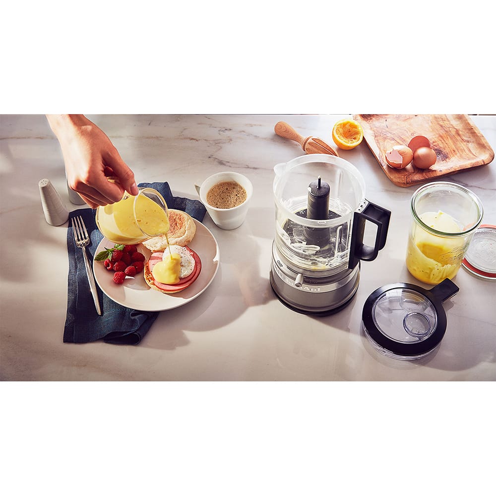 KitchenAid 5KFC3516BCU Classic Mini Food Processor in Contour Silver image 3