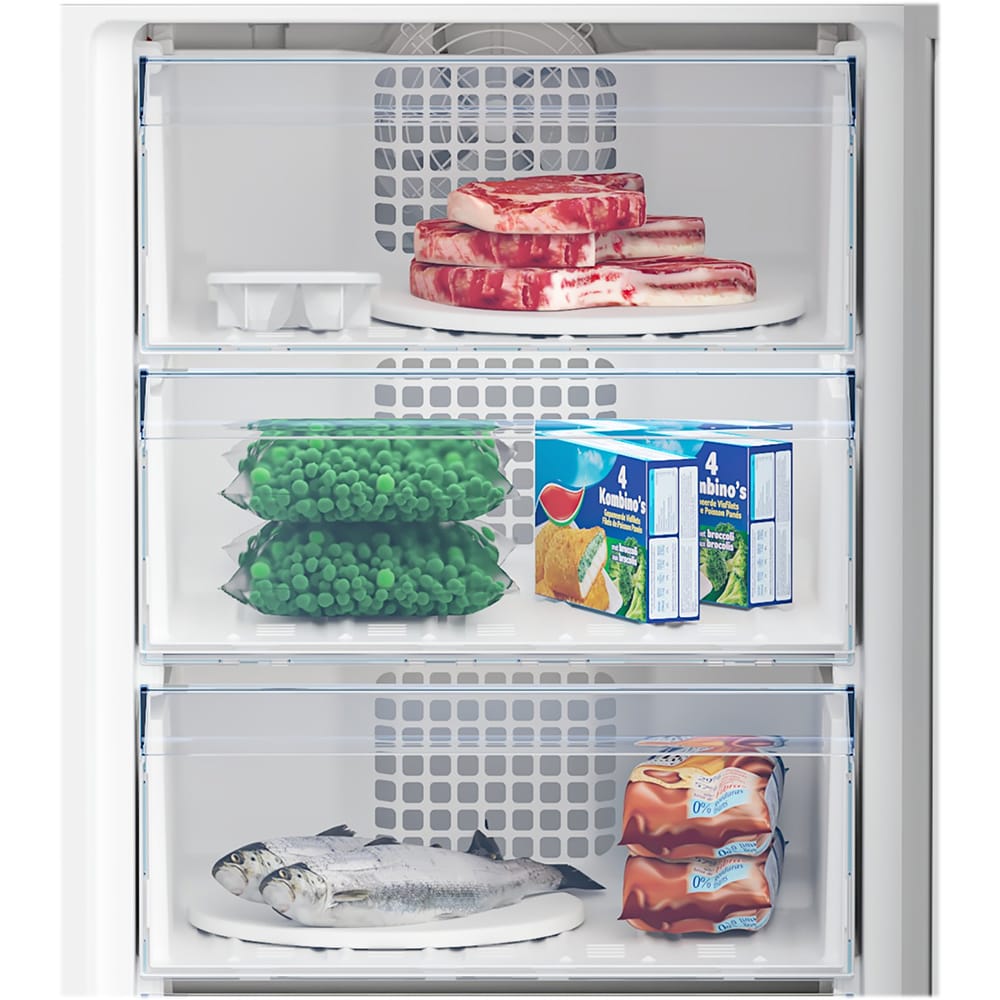 Beko CCFM4582W 182cm Tall Fridge Freezer, 168L Fridge, 102L Freezer, 54cm wide, Frost Free, White image 2