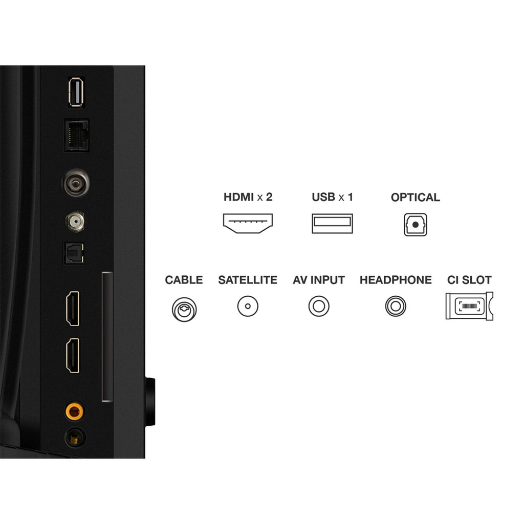 TCL 32V5C-UK 32 Inch, HD LED TV, HDR 10, Google TV, Freeview HD image 2