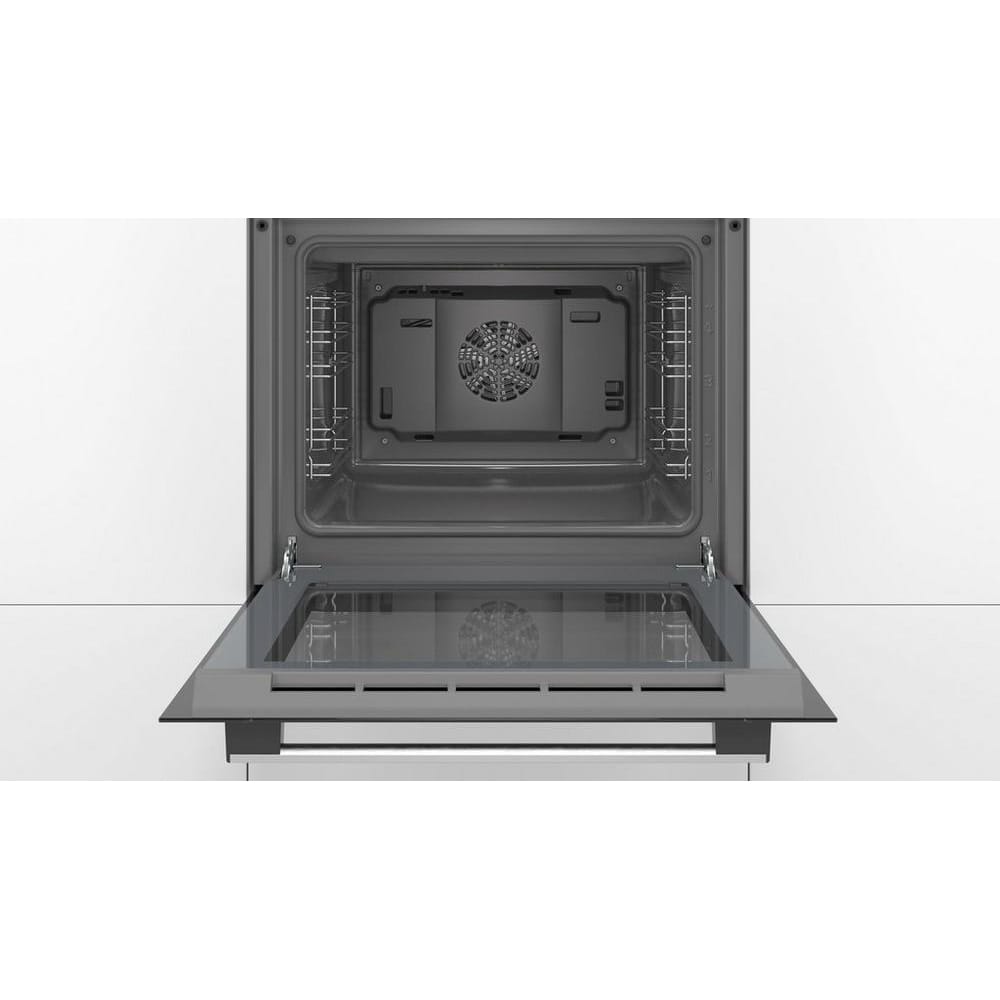 Bosch HHF113BR0B Built In Single Electric Fan Oven with Grill, Stainless Steel image 1