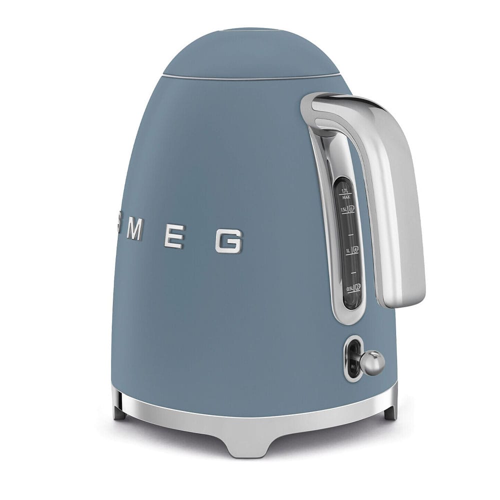 Smeg KLF03SBMUK 50's Retro Jug Kettle in Matte Storm Blue image 1