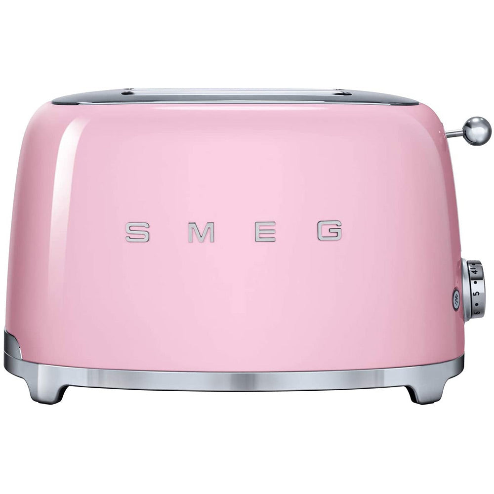 Smeg TSF01PKUK Retro Style 2 Slice Toaster Pink image 1