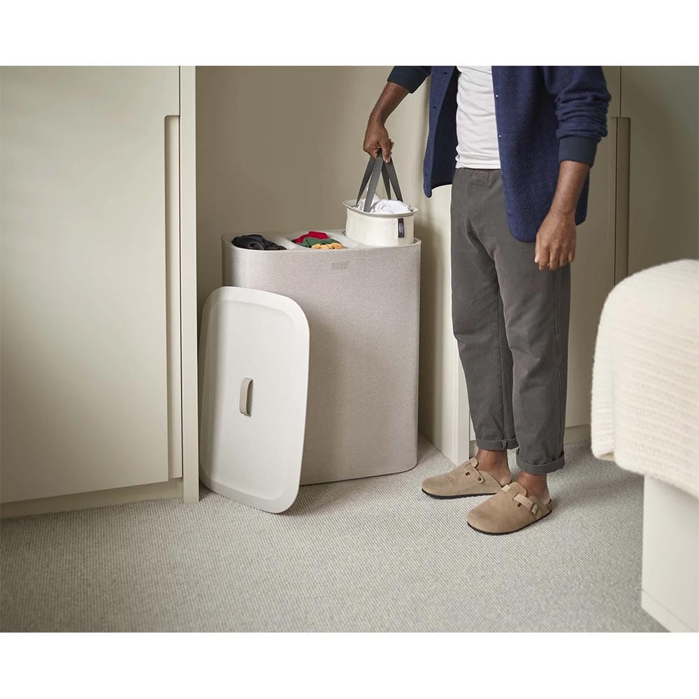 Joseph Joseph Tota Trio 90 Litre Laundry Basket in Ecru - 50021 image 1