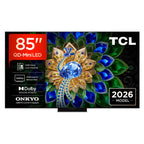 TCL 85A400U-UK 85 Inch, Ultra HD QD Mini LED Television, Google TV, Freeview HD