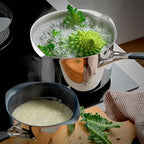 Stellar Flow 3 Piece Draining Saucepan Set S5A1D image 2