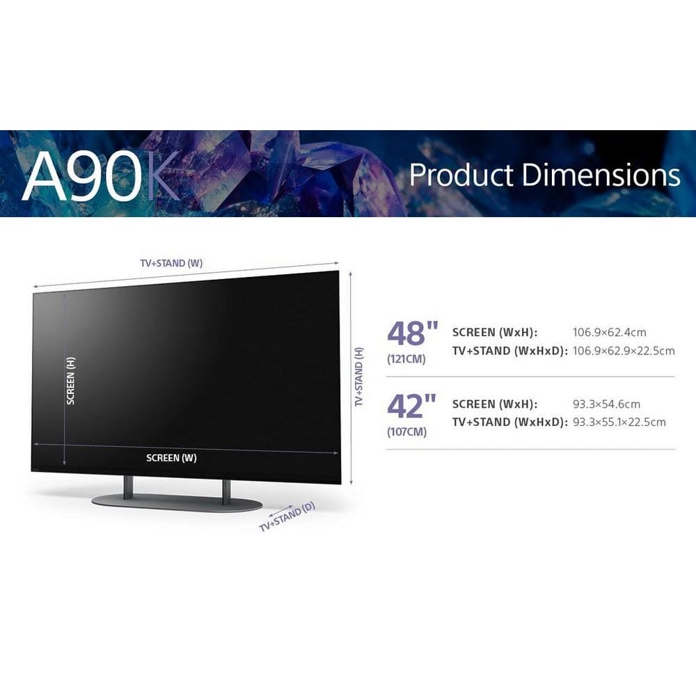 Sony XR42A90KU 42 Inch, Ultra HD HDR OLED, Smart Tv With Google Tv, Freeview HD image 5