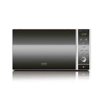 Caso Design MCG25 Ceramic Chef 25 Litre Microwave in Silver with Black Glass - 03351 image 0
