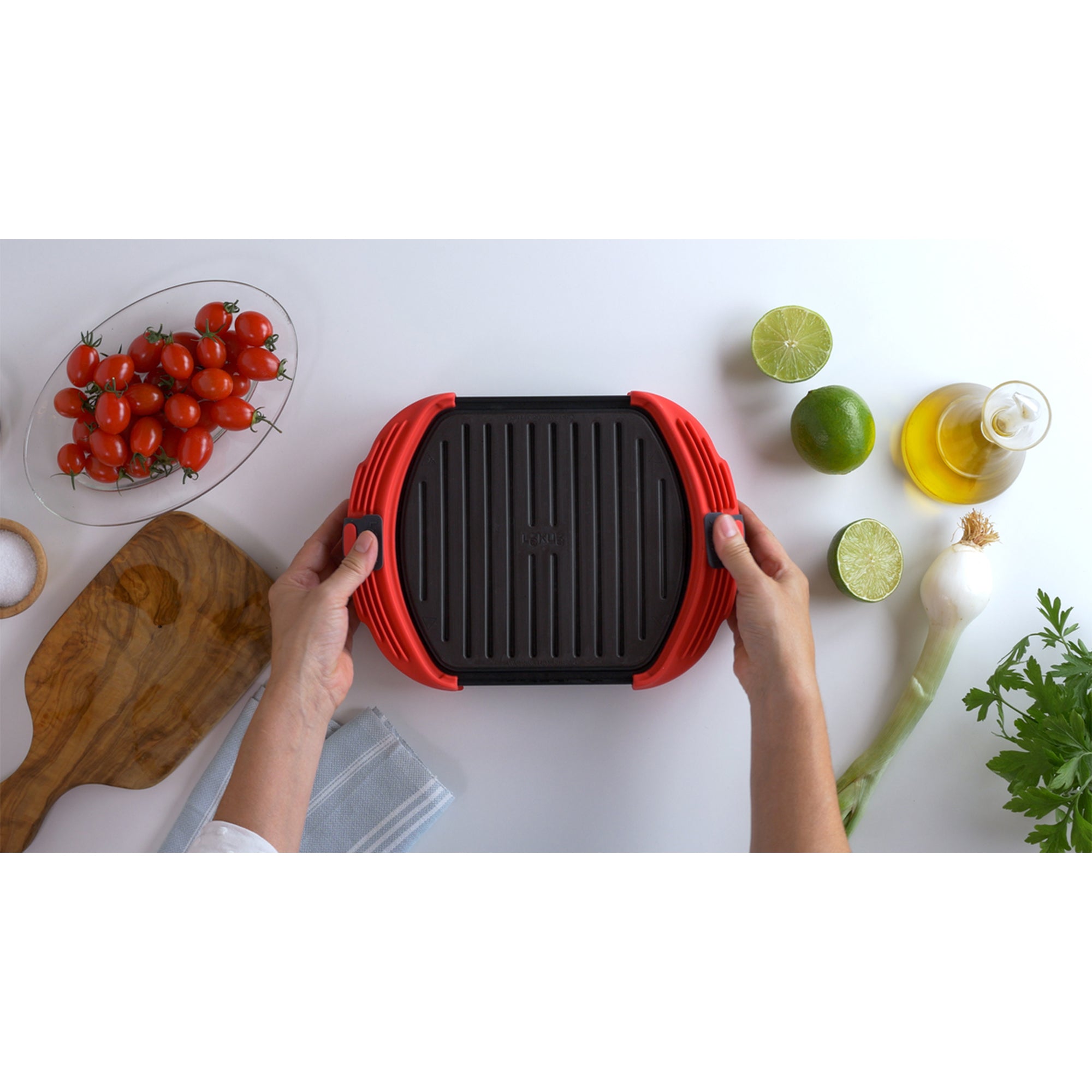 Lékué Microwave Grill XL - Red (888342)