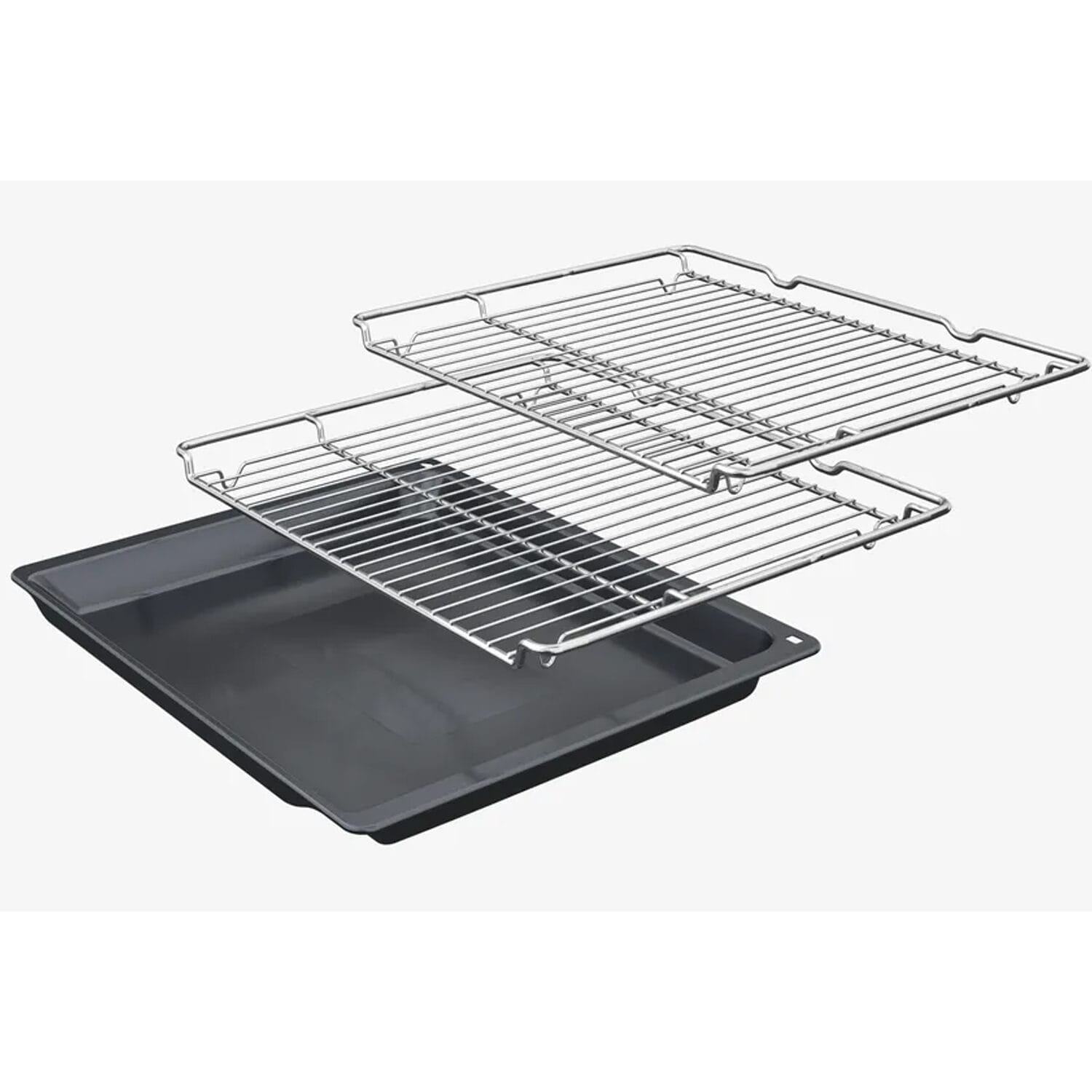 Neff B3ACE4AG3B Built In Single Electric Multi-function Fan Oven with Grill, Slide&Hide®, Graphite Grey image 2