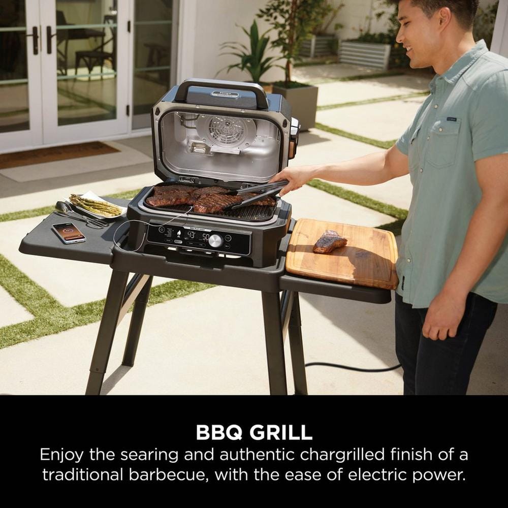 Ninja Woodfire Pro Connect XL Electric BBQ Grill & Smoker OG901UK image 1